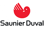 Rotes Vogel-Logo von Saunier Duval