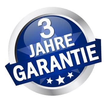 3 Jahre Garantie freigestellt